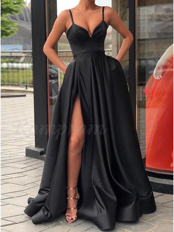 long black elegant dress