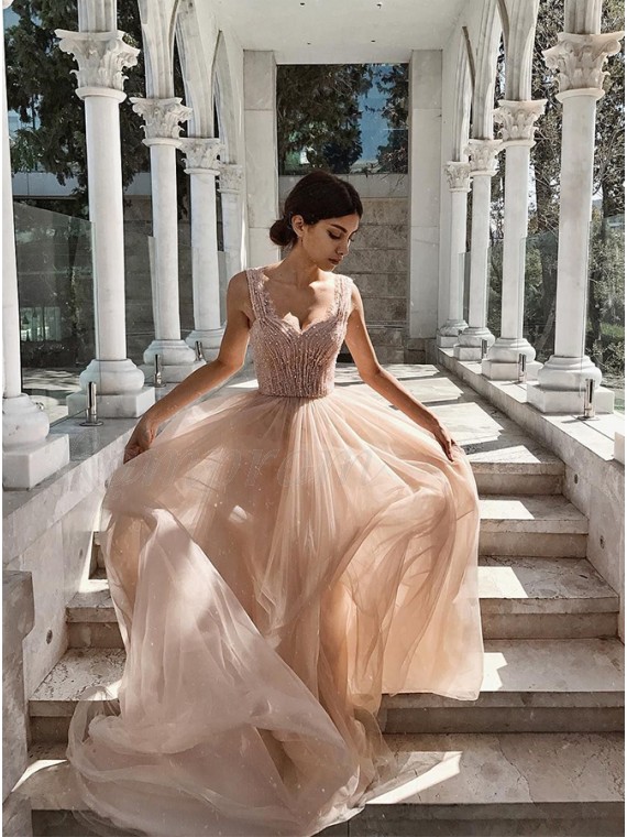 blush prom dresses near me