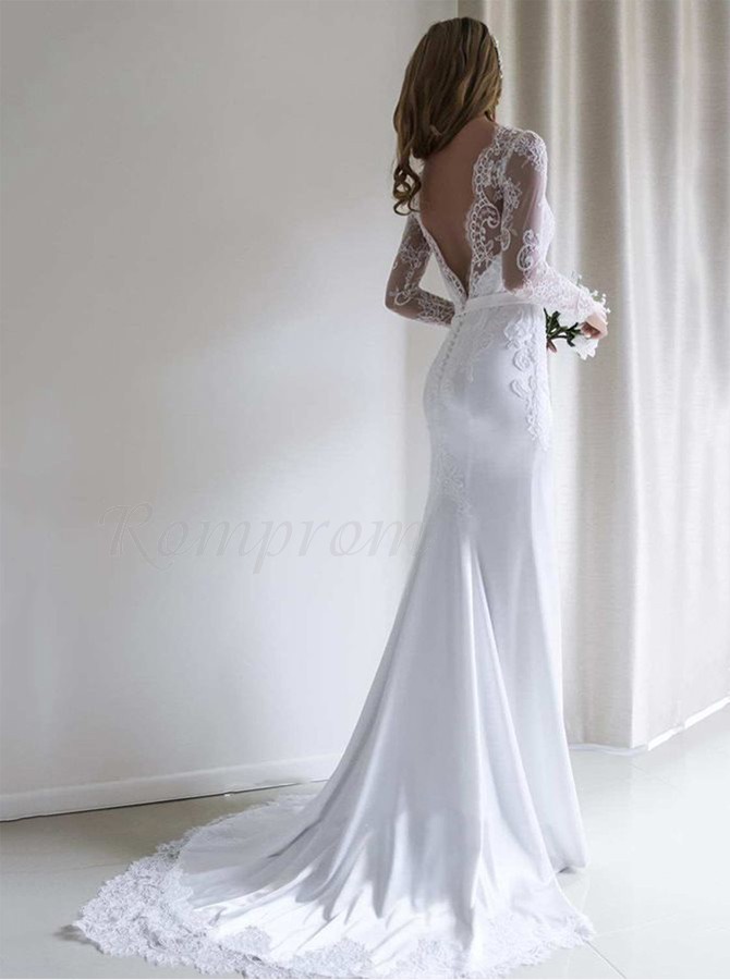 backless wedding gowns