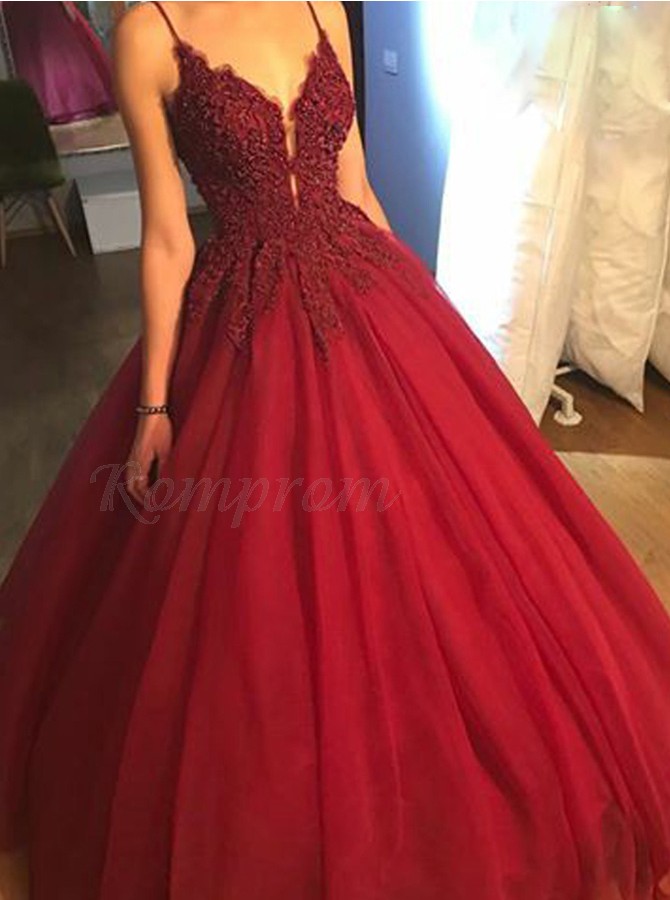 long gown maroon
