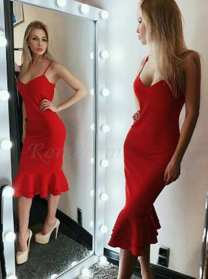 tea length sheath dress